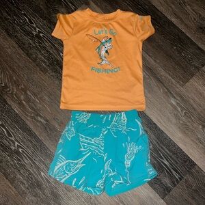 3T swim shirt & trunks